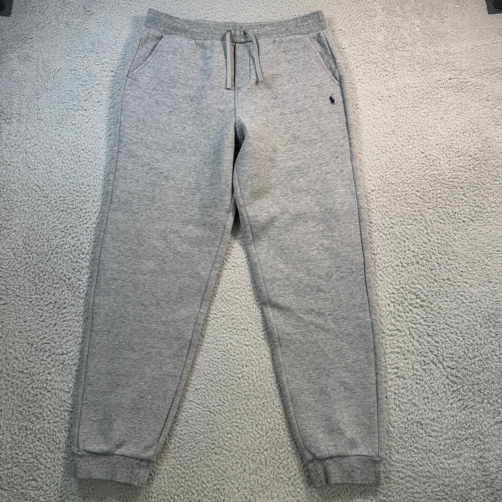 Polo Ralph Lauren Kids Gray Jogger Sweatpants XL 18-20 Heathered Cotton Blend
